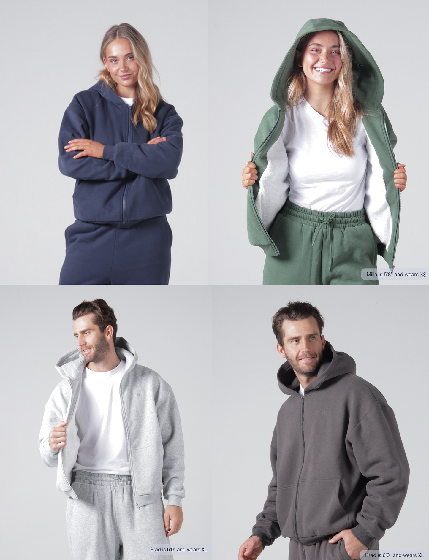 2x Hoodies 2x Trackies