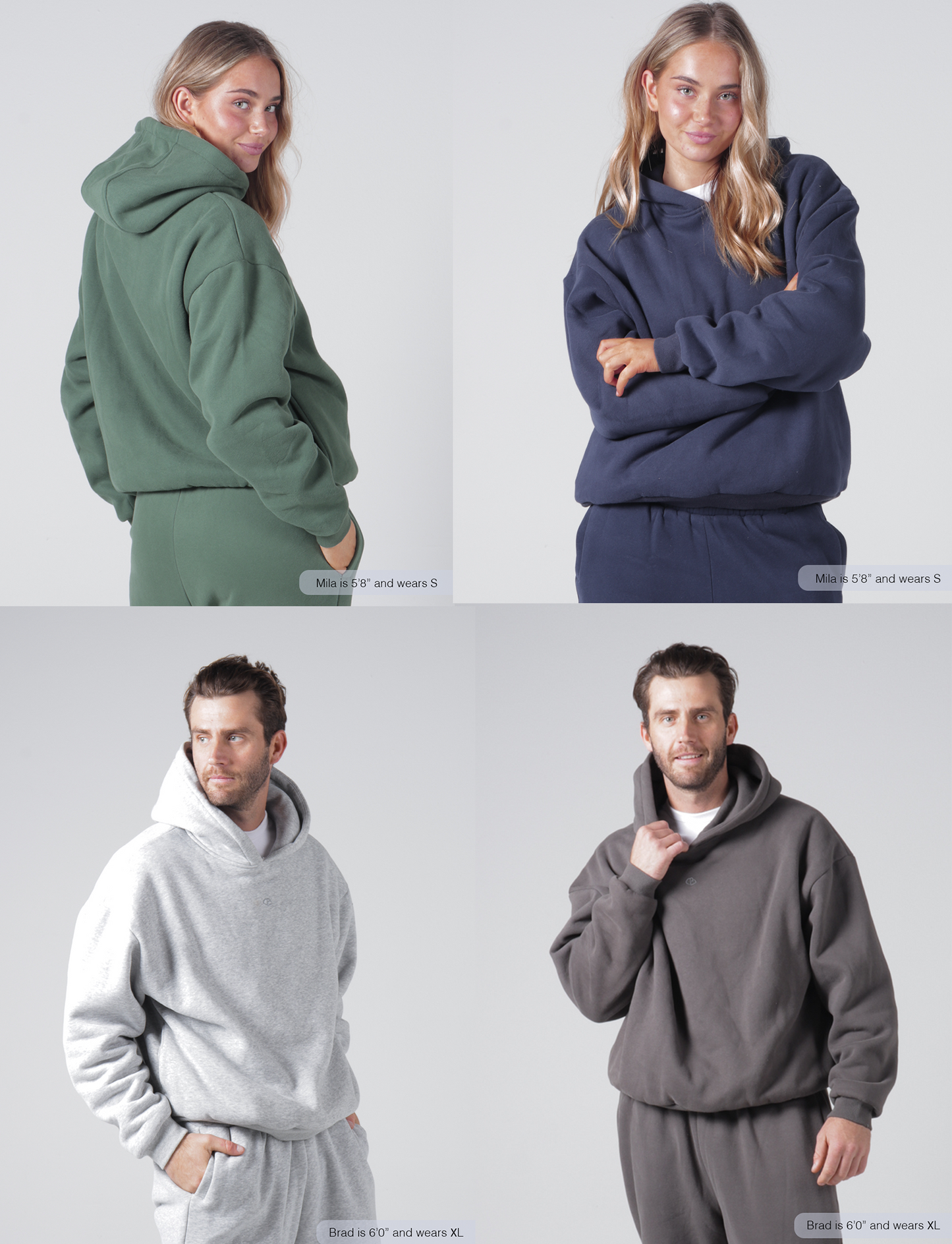 2x Hoodies 2x Trackies